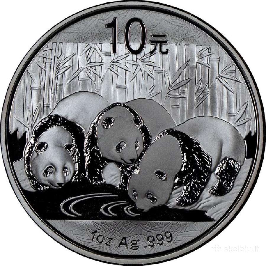 Kinija Panda serijos monetos senesnių metų - nuotraukos Nr. 13