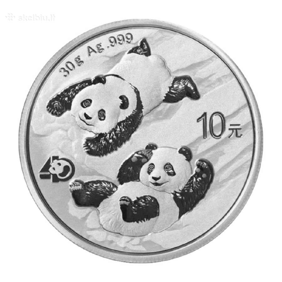 Kinija Panda serijos monetos senesnių metų - nuotraukos Nr. 19