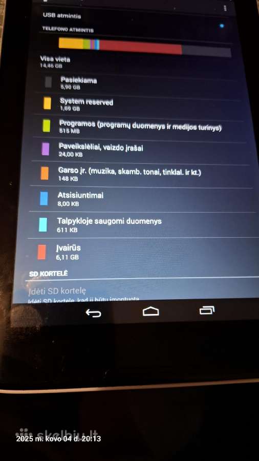 GPS Lenovo tab A5500-h - nuotraukos Nr. 8