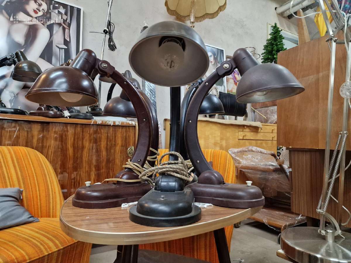 Vintažinės mid century bakelitinės stalo lempos - nuotraukos Nr. 8
