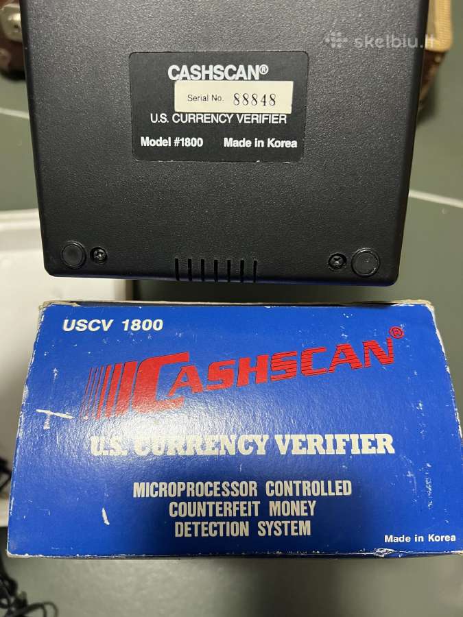 Pinigų tikrinimo aparatas Cashscan Uscv 1800 - nuotraukos Nr. 3
