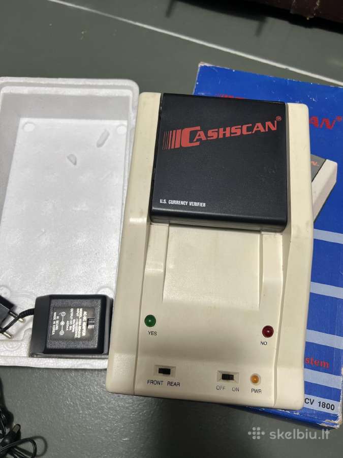 Pinigų tikrinimo aparatas Cashscan Uscv 1800 - nuotraukos Nr. 2