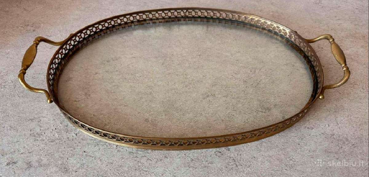 Žalvario / bronzos padėklas