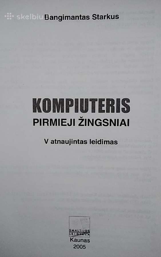 Kompiuteris pirmieji žingsniai - nuotraukos Nr. 2