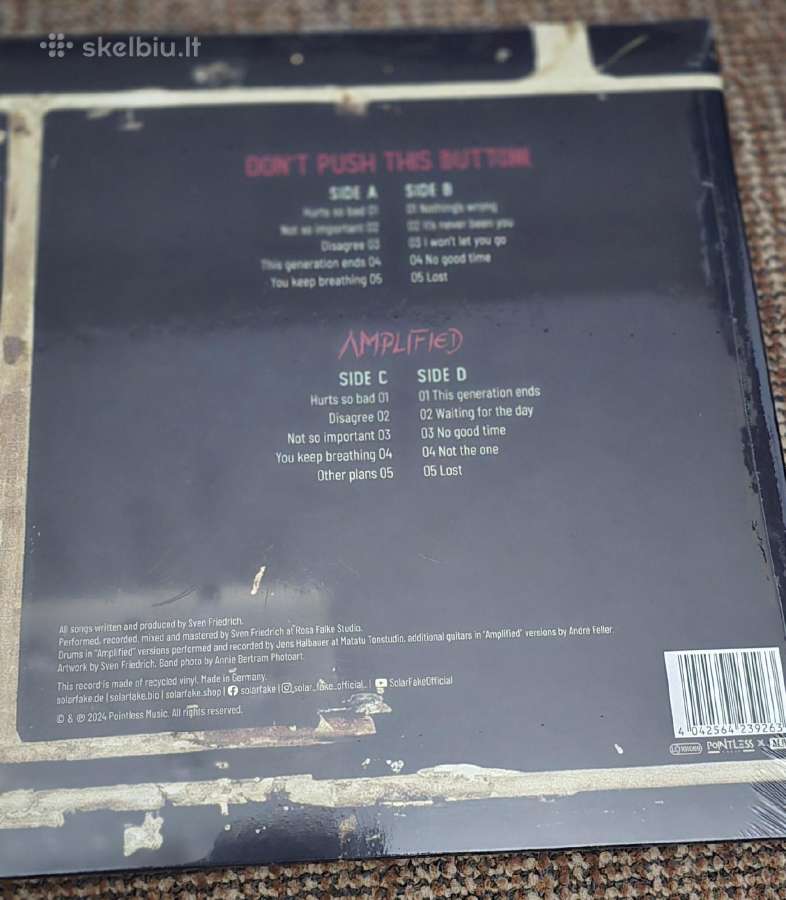 Solar Fake 2 vinilai ( 2lp) - nuotraukos Nr. 3