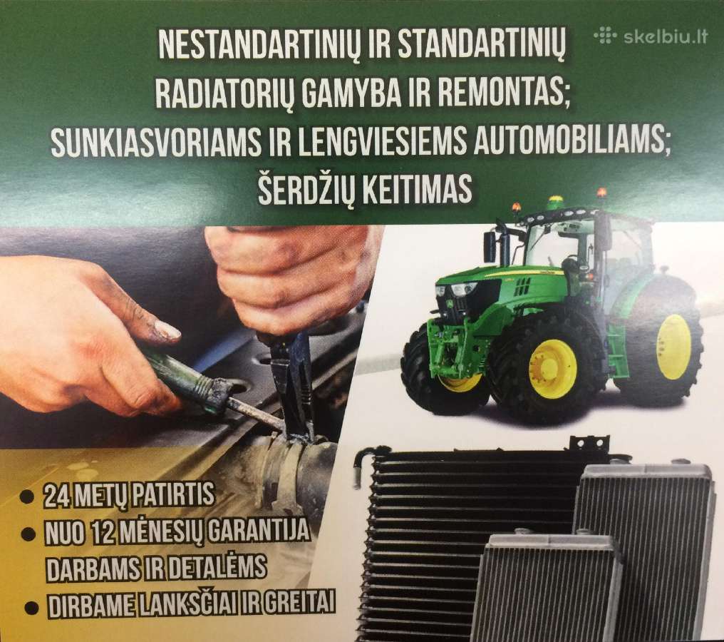 Aušinimo radiatorių gamyba ir remontas - nuotraukos Nr. 2
