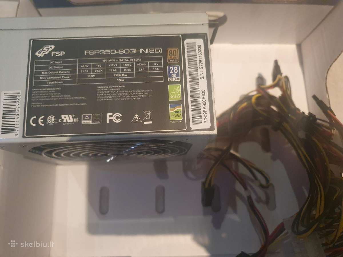 350-400w Psu, maitinimo blokai su pcie 6-8 pin - nuotraukos Nr. 6