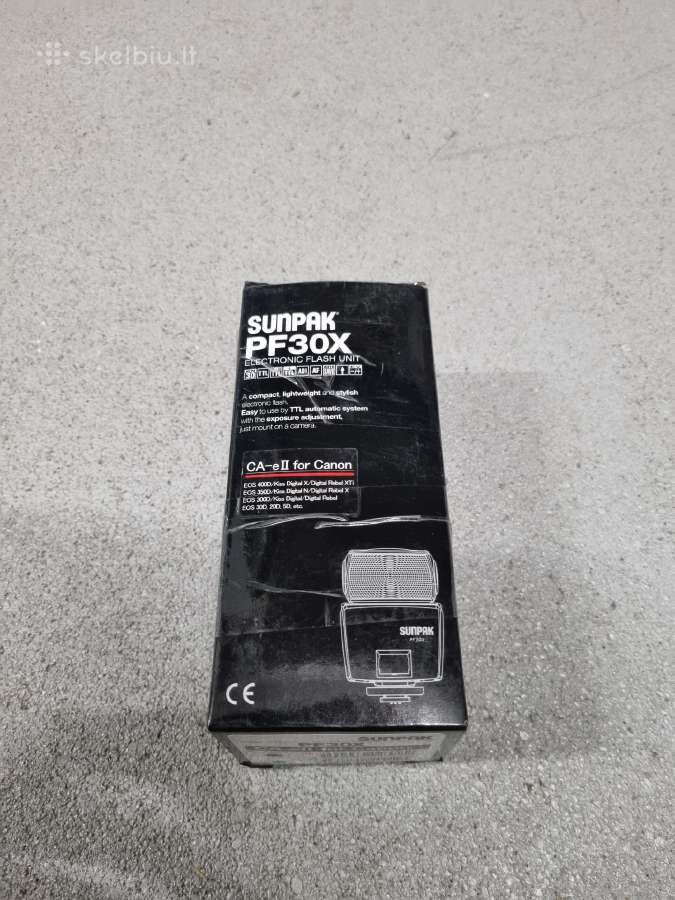 Blykstė Sunpak Pf30x Skirta Canon