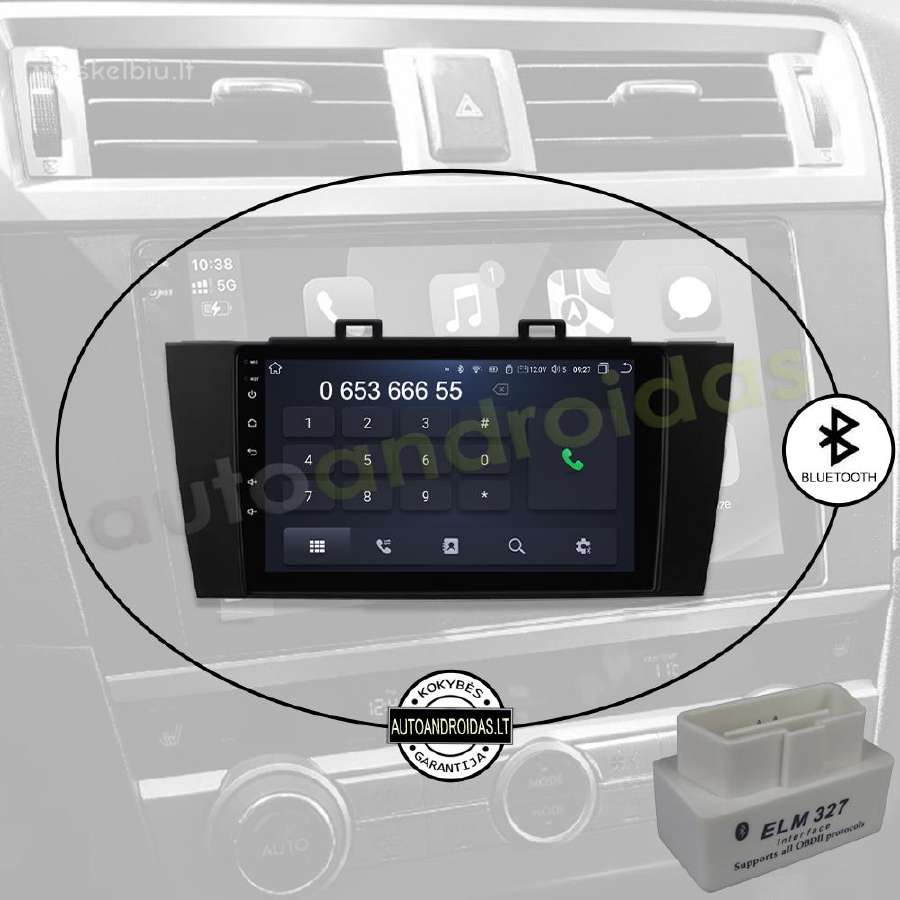 Subaru Outback Legacy 2014-18 Android multimedia - nuotraukos Nr. 5