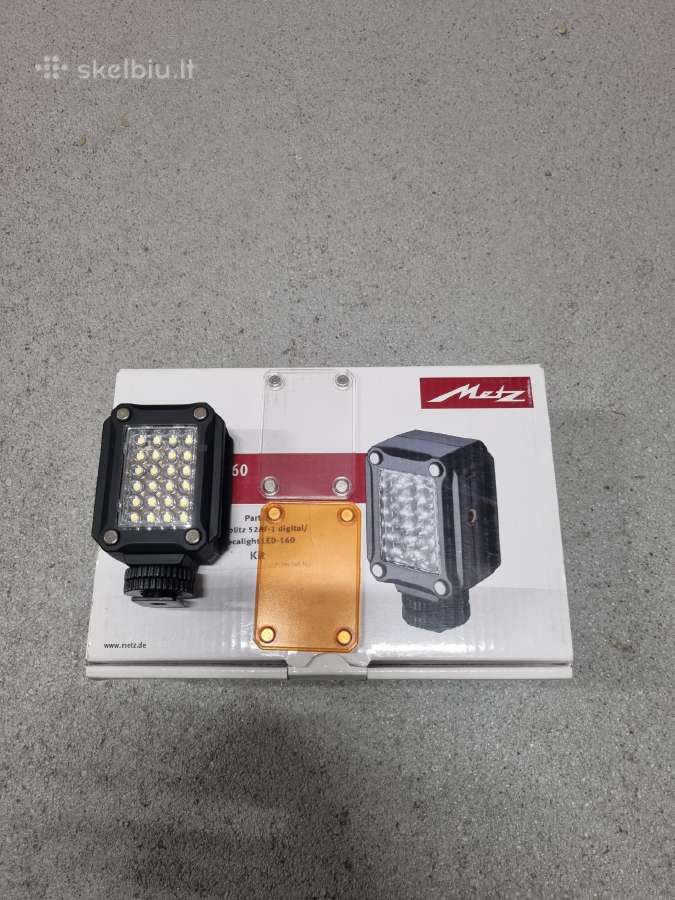 Metz mecalight LED 160 video lempa (Be cold shoe)