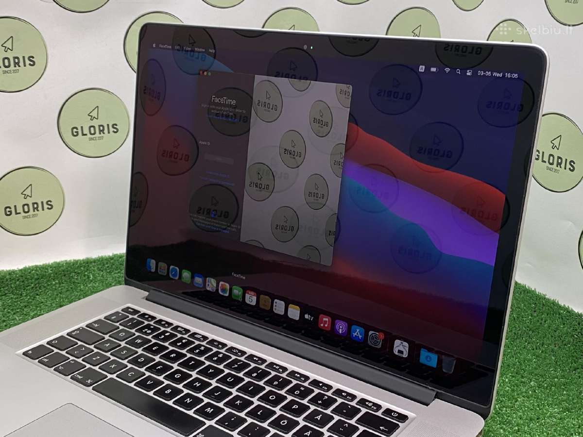 Apple MacBook Pro 15" (A1398) Late 2013 #1-101 - nuotraukos Nr. 6