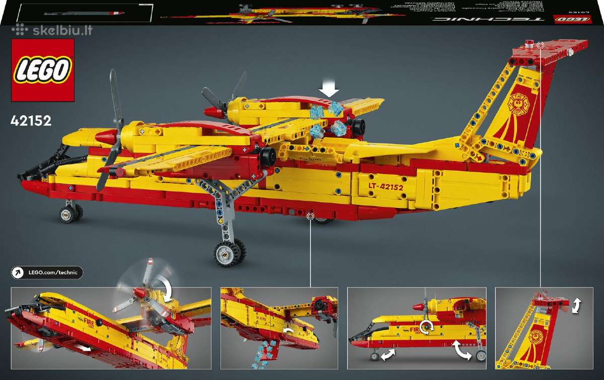 Lego Technic 42152 Ugniagesių lėktuvas - nuotraukos Nr. 2