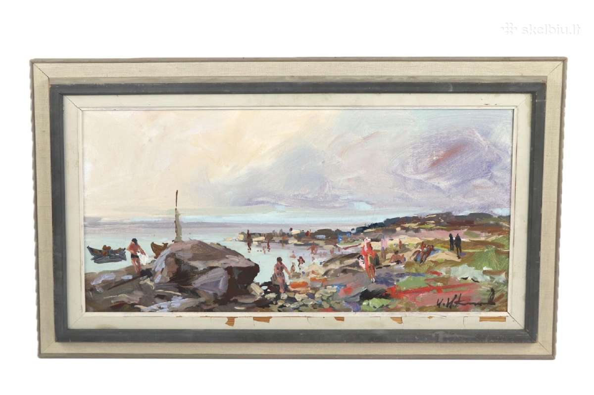 (Drobė, aliejus), 43.5x73.5 см. kaina 40 eurų