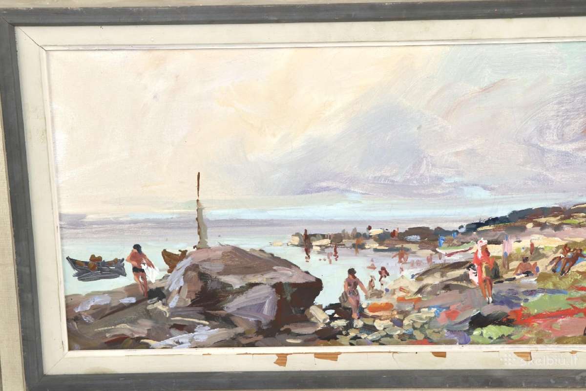 (Drobė, aliejus), 43.5x73.5 см. kaina 40 eurų - nuotraukos Nr. 2