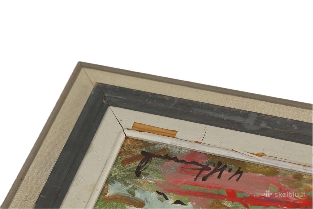 (Drobė, aliejus), 43.5x73.5 см. kaina 40 eurų - nuotraukos Nr. 8