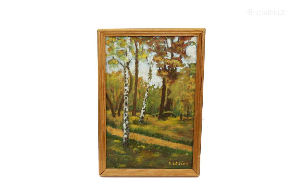 Kartonas, Aliejus?, Latvija, 29x42 см kaina 12 eur