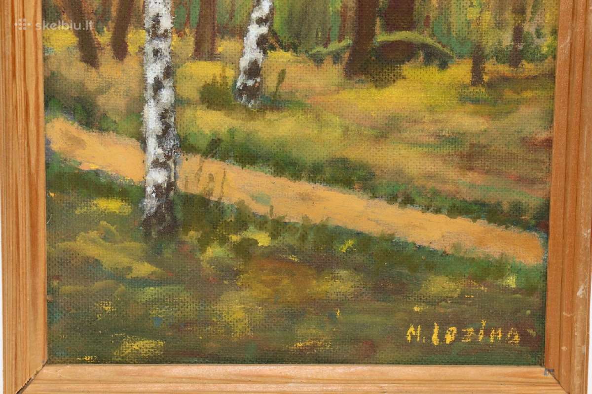 Kartonas, Aliejus?, Latvija, 29x42 см kaina 12 eur - nuotraukos Nr. 2