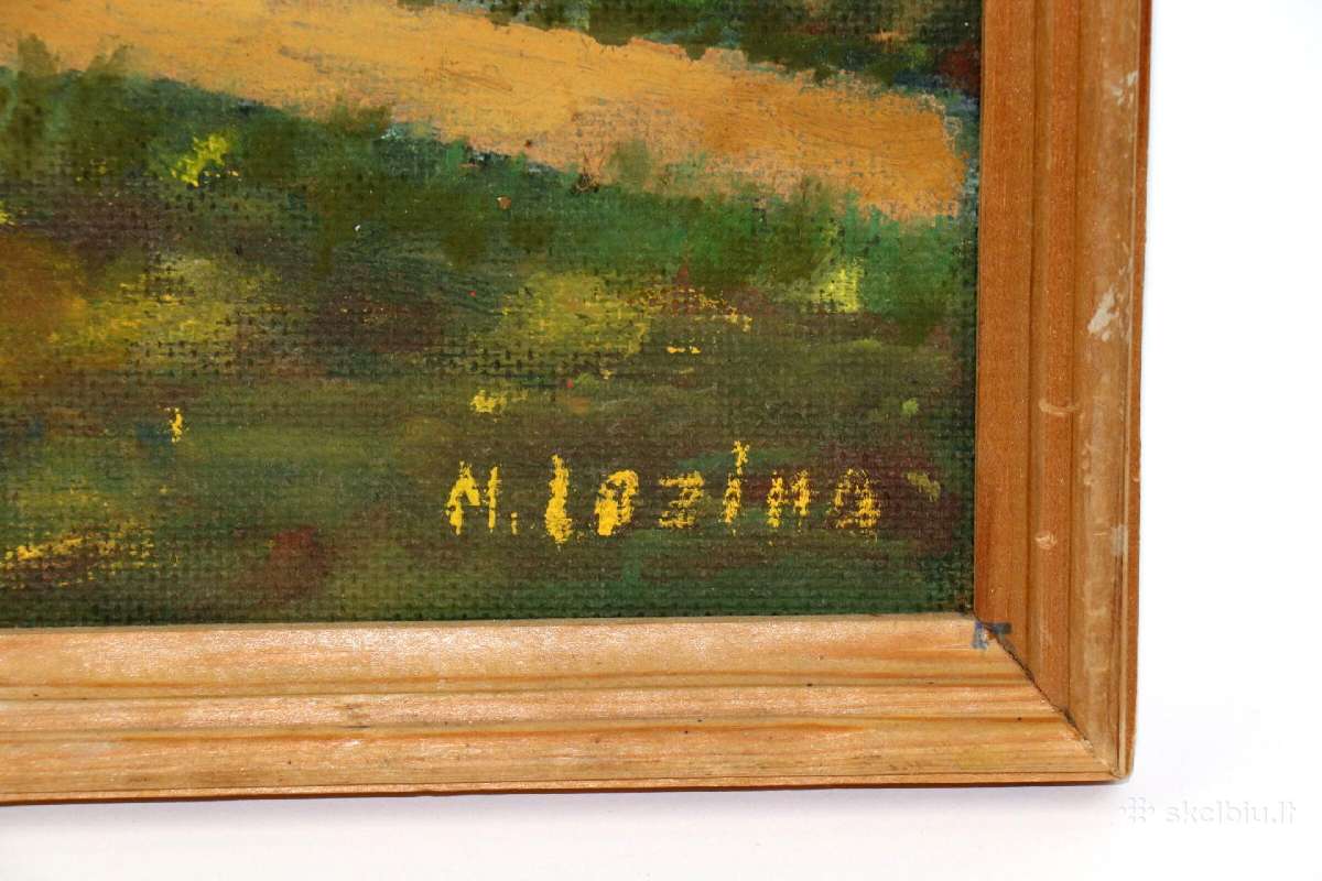 Kartonas, Aliejus?, Latvija, 29x42 см kaina 12 eur - nuotraukos Nr. 4