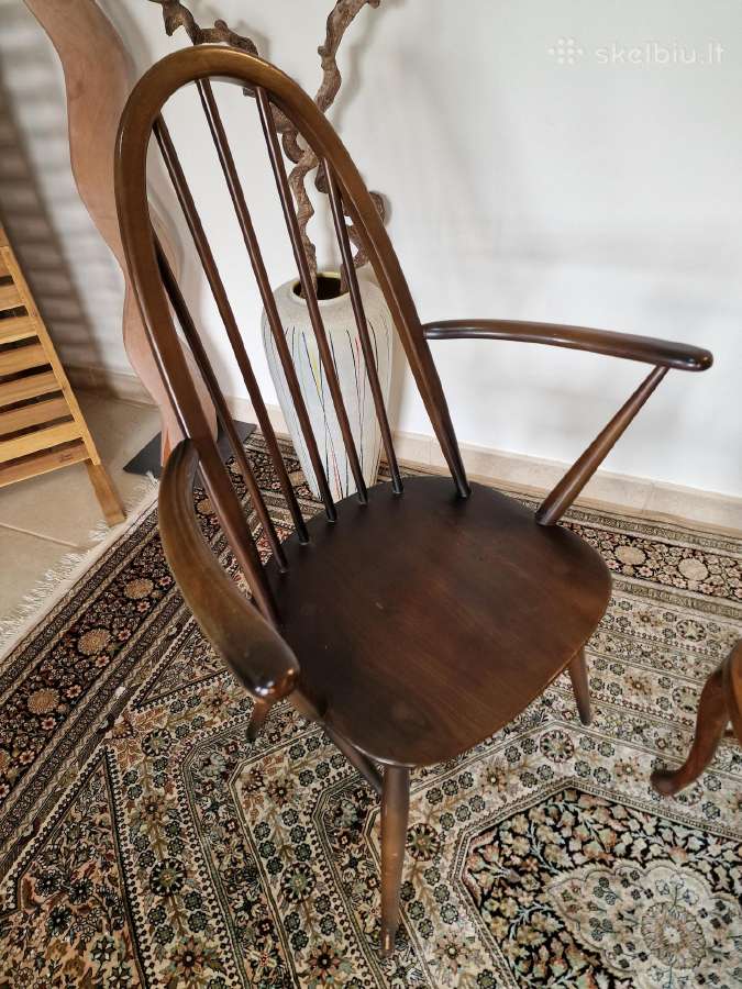 Vintažinės Mid century bukmedžio kėdės - nuotraukos Nr. 3