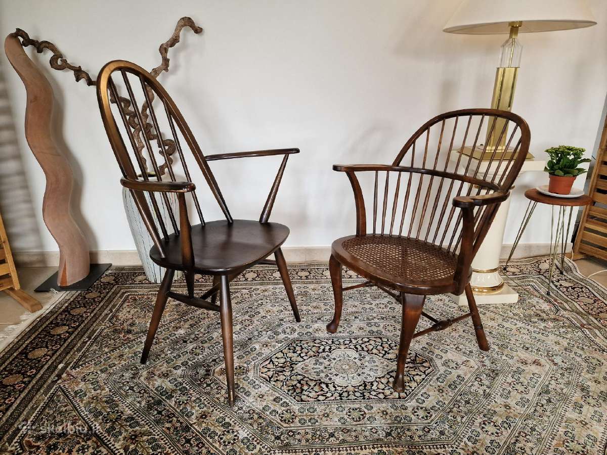 Vintažinės Mid century bukmedžio kėdės - nuotraukos Nr. 6