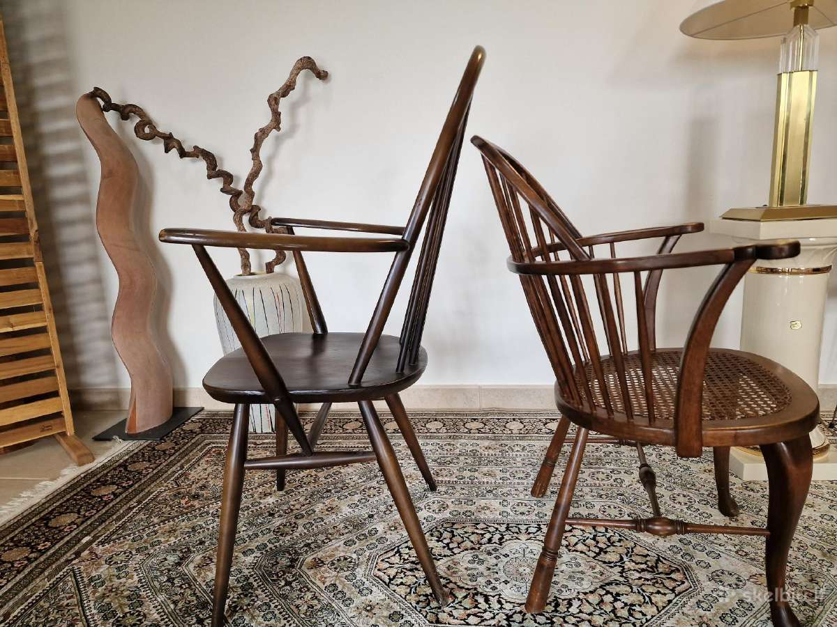 Vintažinės Mid century bukmedžio kėdės - nuotraukos Nr. 14