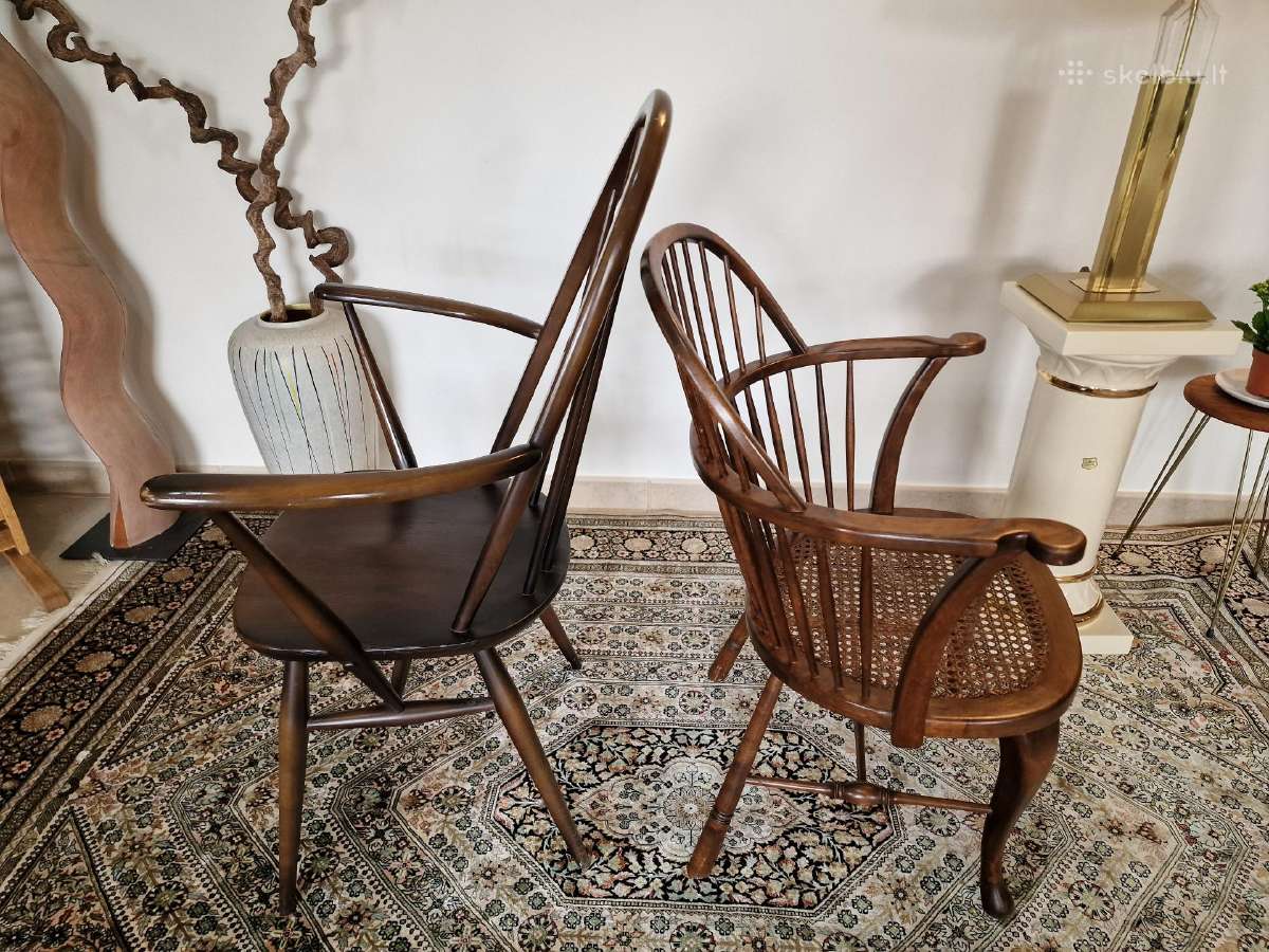 Vintažinės Mid century bukmedžio kėdės - nuotraukos Nr. 15