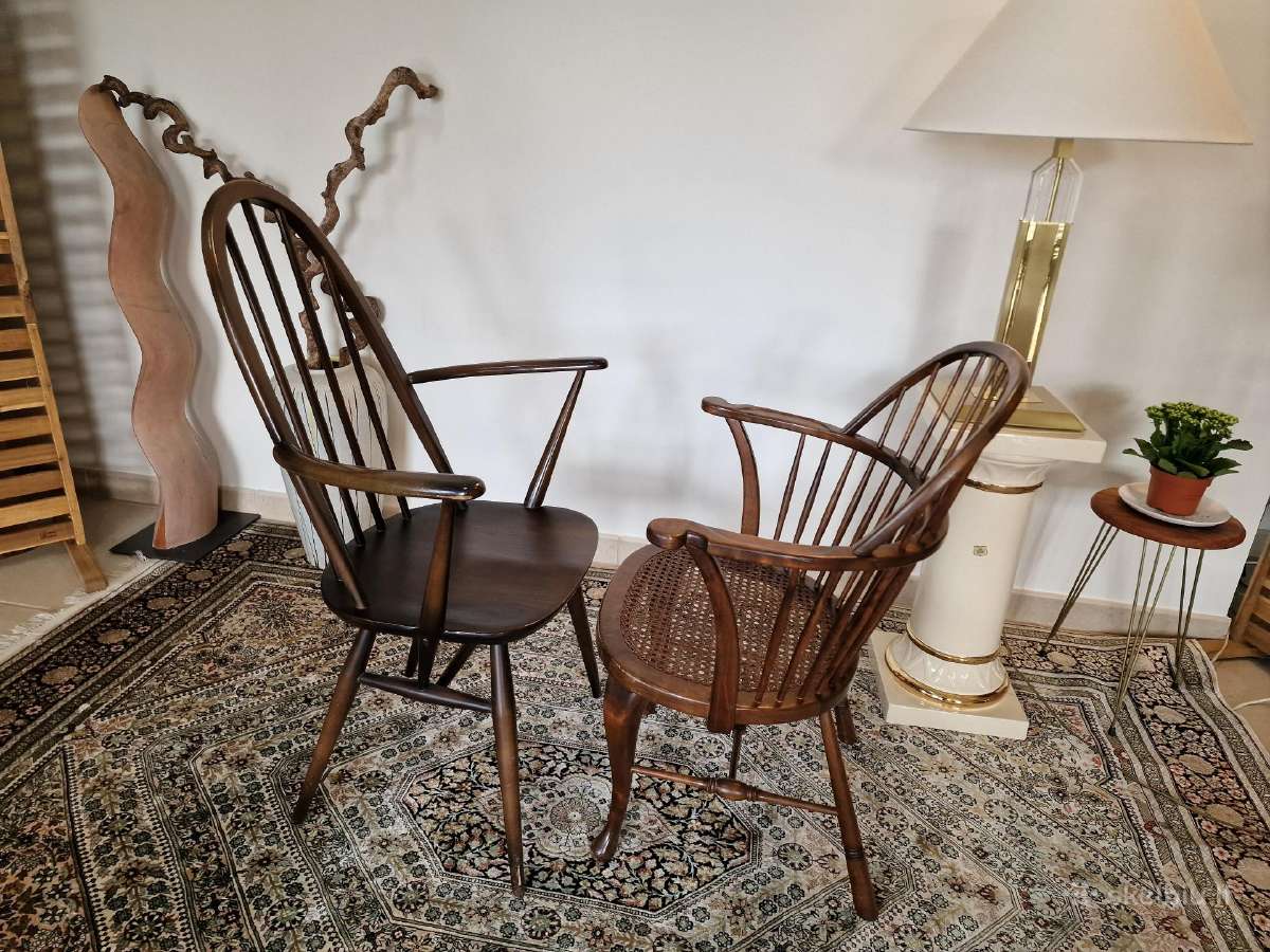Vintažinės Mid century bukmedžio kėdės - nuotraukos Nr. 23