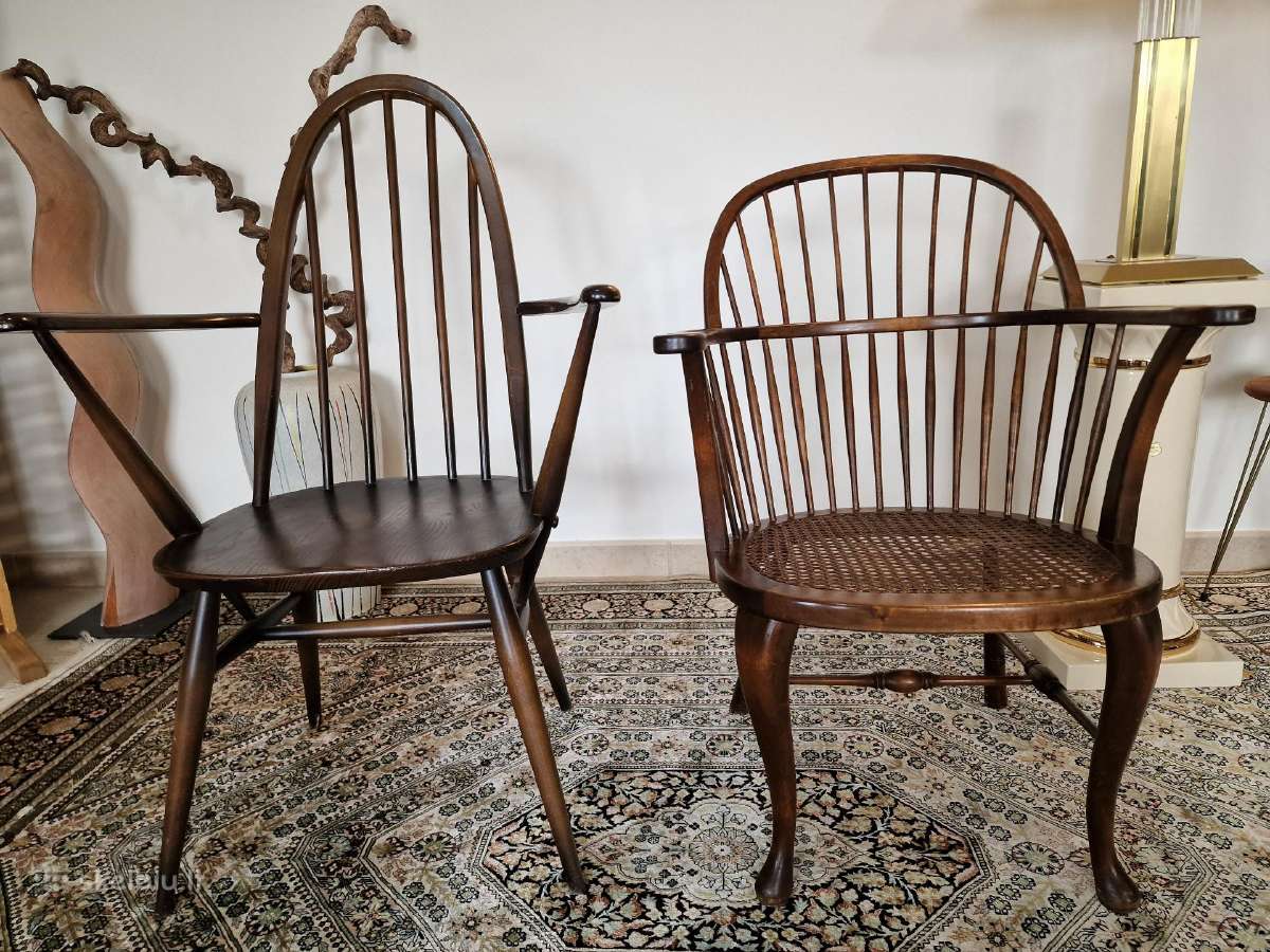 Vintažinės Mid century bukmedžio kėdės - nuotraukos Nr. 29
