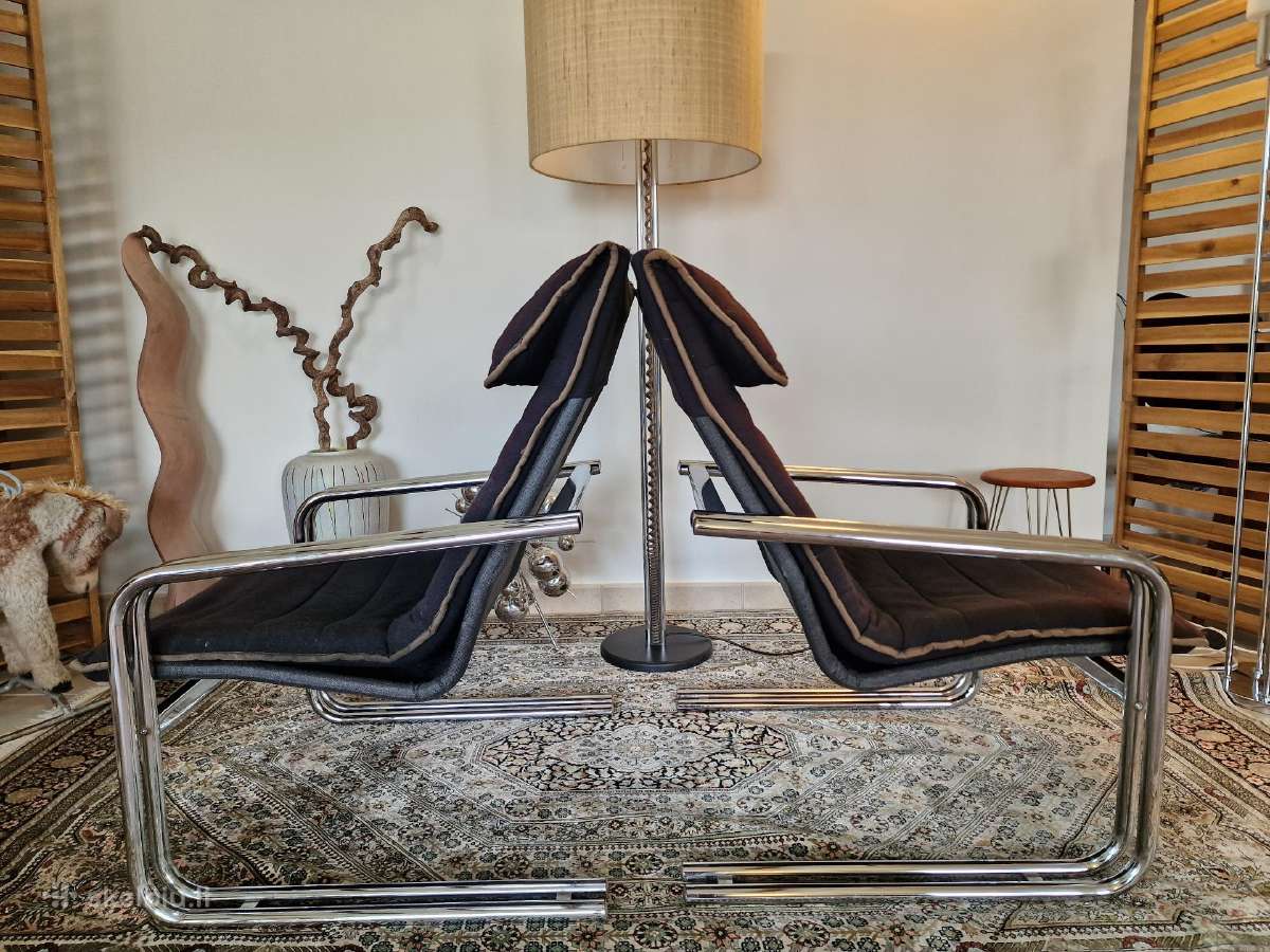 Vintažiniai Mid Century Bauhaus st.foteliai - nuotraukos Nr. 10