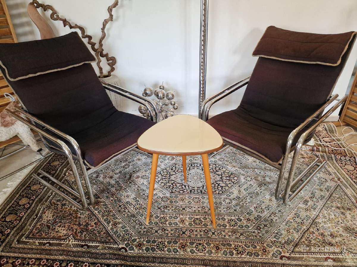 Vintažiniai Mid Century Bauhaus st.foteliai - nuotraukos Nr. 14