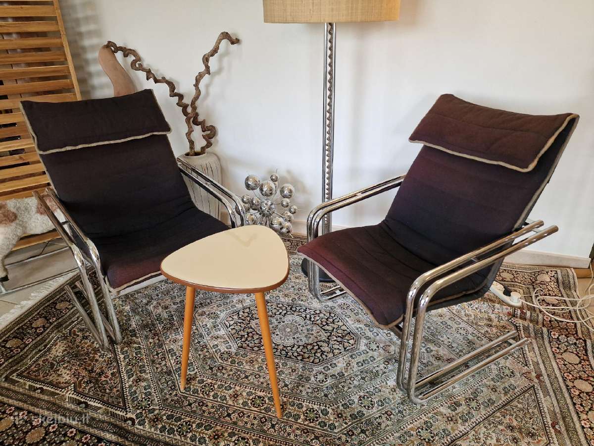 Vintažiniai Mid Century Bauhaus st.foteliai - nuotraukos Nr. 15