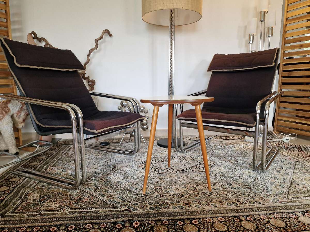 Vintažiniai Mid Century Bauhaus st.foteliai - nuotraukos Nr. 25
