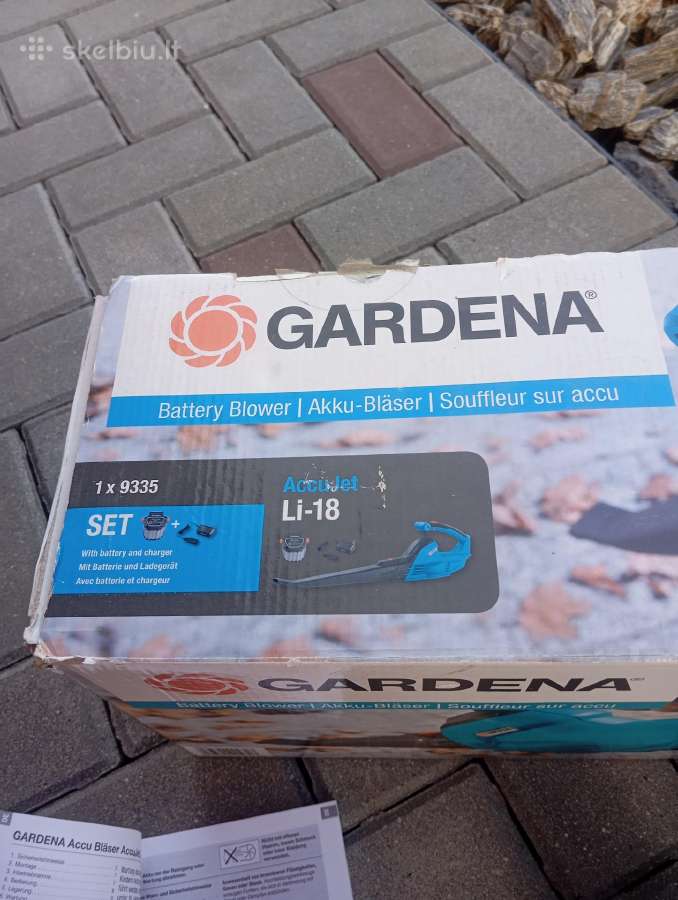 Lapų pūstuvas gardena 18v - nuotraukos Nr. 2