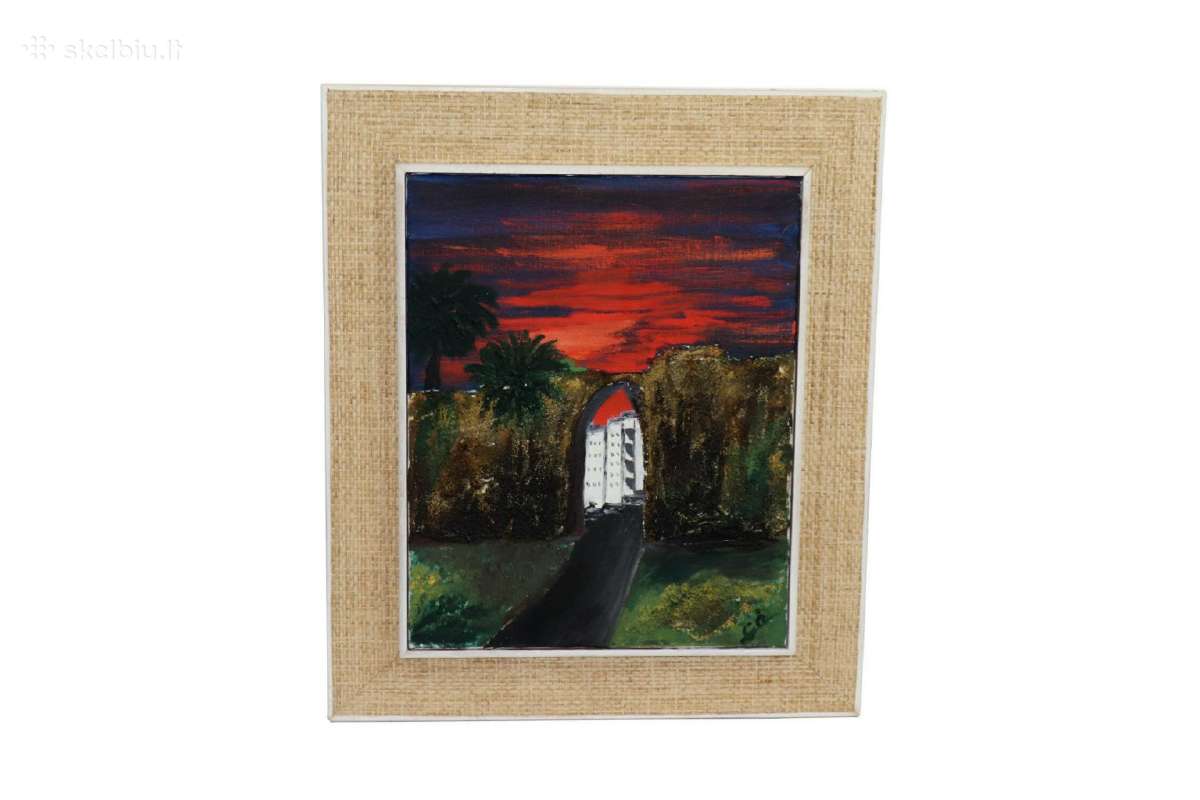 Drobė, aliejus), 47.6x55.5 см kaina 25 eurai