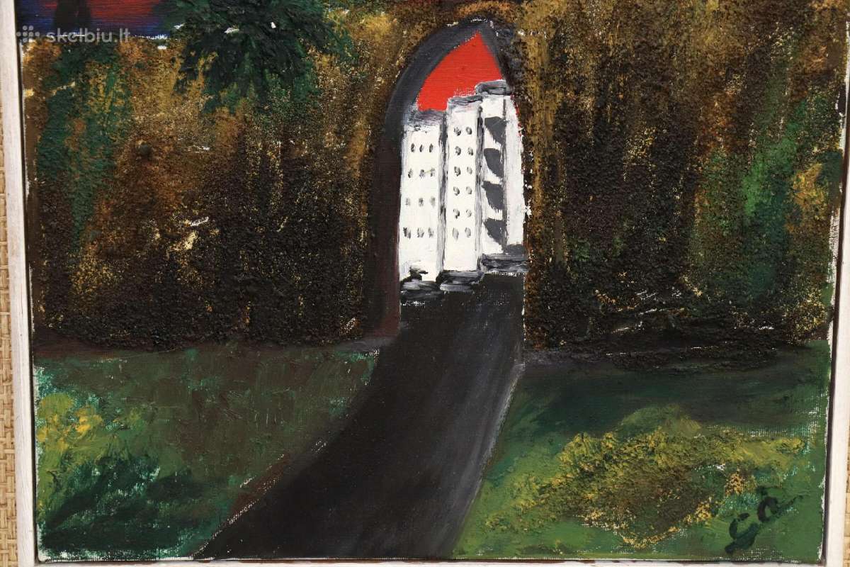 Drobė, aliejus), 47.6x55.5 см kaina 25 eurai - nuotraukos Nr. 3