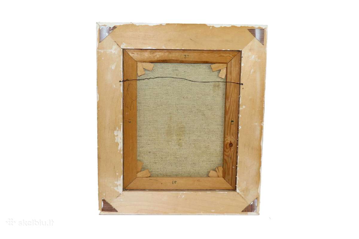 Drobė, aliejus), 47.6x55.5 см kaina 25 eurai - nuotraukos Nr. 7