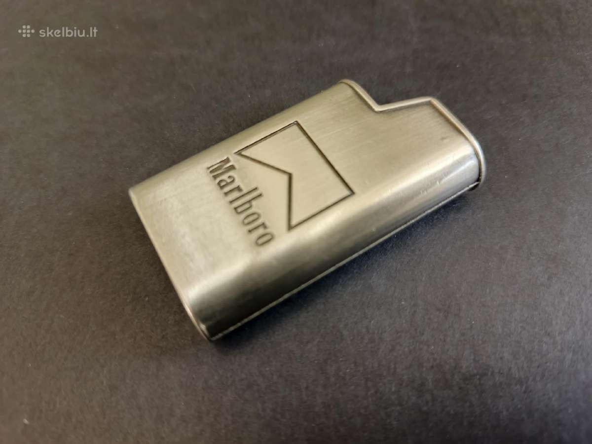 Žiebtuvėlio metalinis korpusas "Marlboro" - nuotraukos Nr. 2