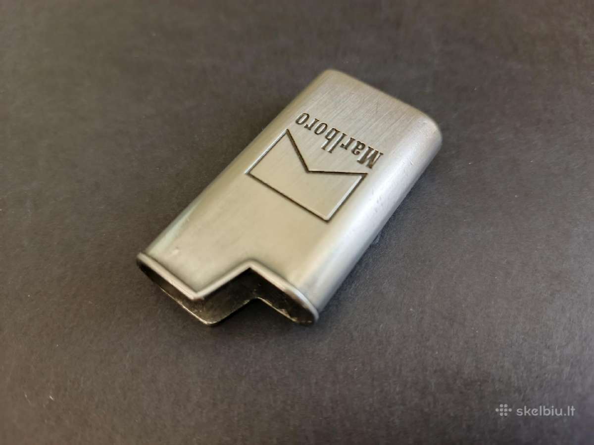 Žiebtuvėlio metalinis korpusas "Marlboro"