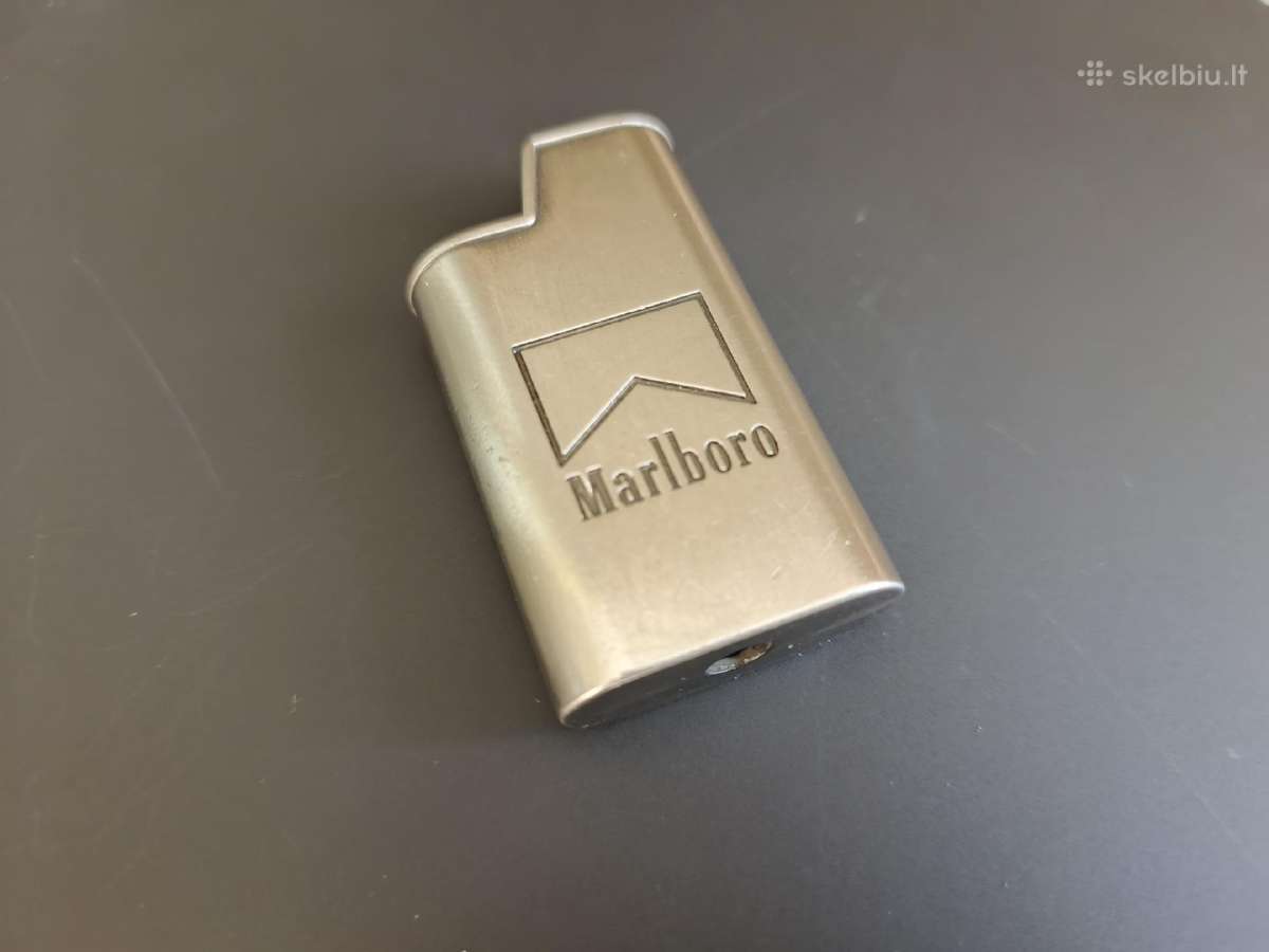Žiebtuvėlio metalinis korpusas "Marlboro" - nuotraukos Nr. 4