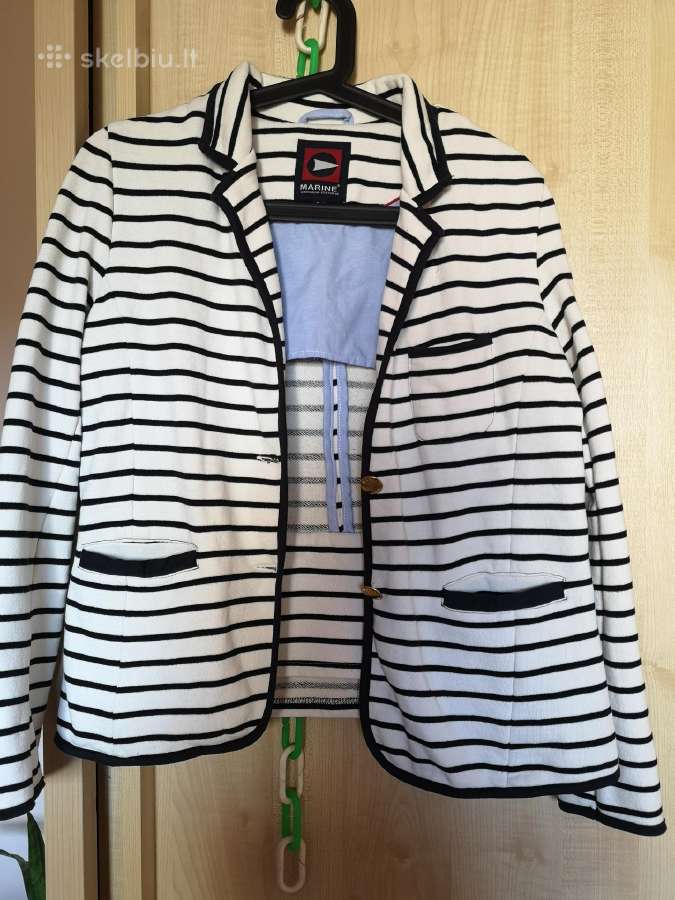 Marine scandinavian sportswear dryžuotas švarkelis - nuotraukos Nr. 6