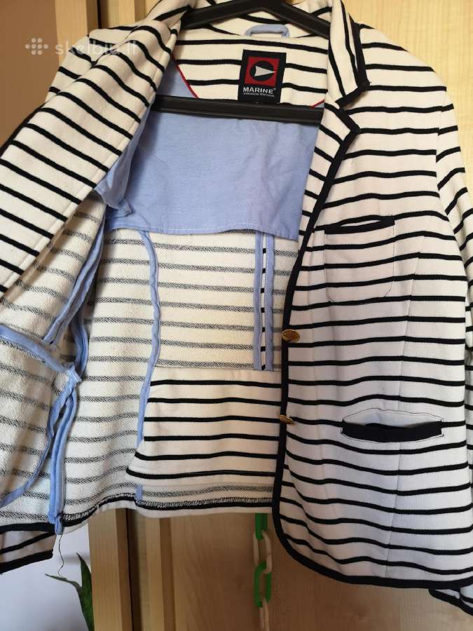 Marine scandinavian sportswear dryžuotas švarkelis - nuotraukos Nr. 7