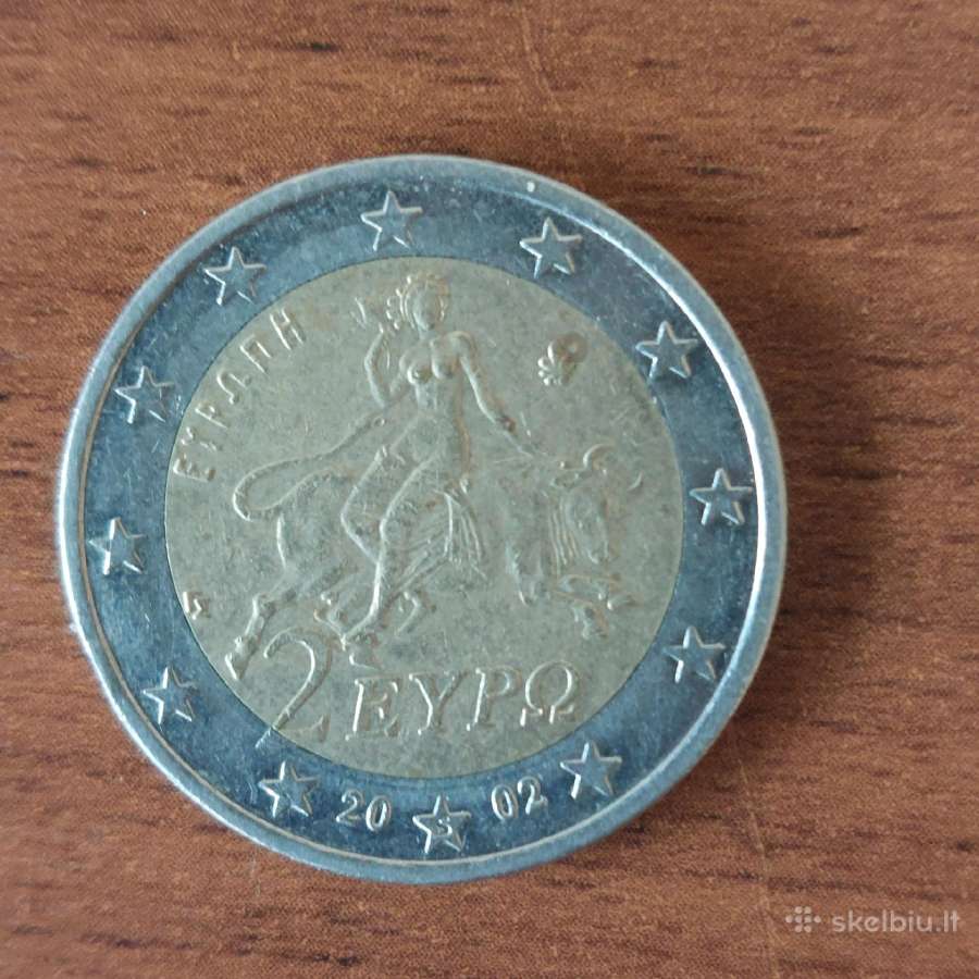 2 Euro 2002 Greece ( with letter S ) .Rare