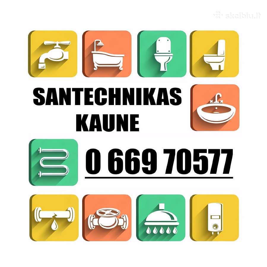 Santechnikas Kaune . Smulkūs darbai. Skubiai.