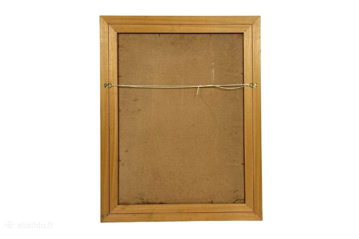 Kartonas, aliejus, 61.2x78.2 см kaina 350 eurų - nuotraukos Nr. 5