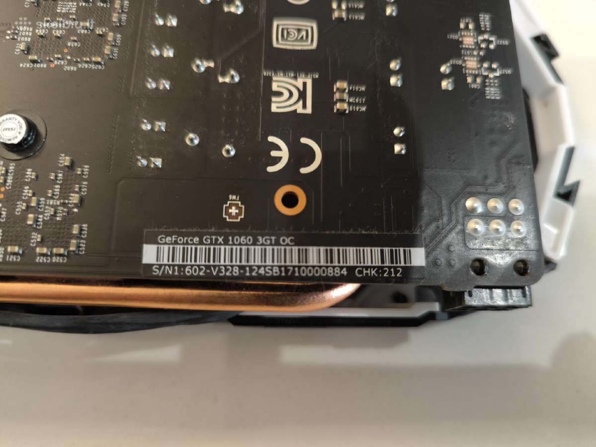 Vaizdo plokste Geforce Gtx1060 3gt - nuotraukos Nr. 5