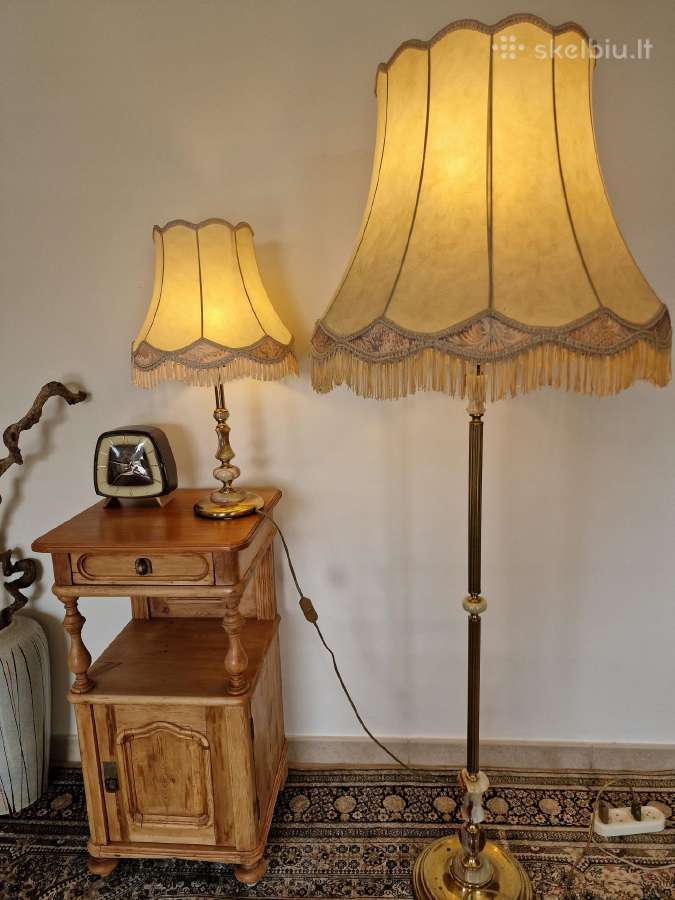 Vintažinis Mid Century toršero/stalo lempos kompl. - nuotraukos Nr. 2