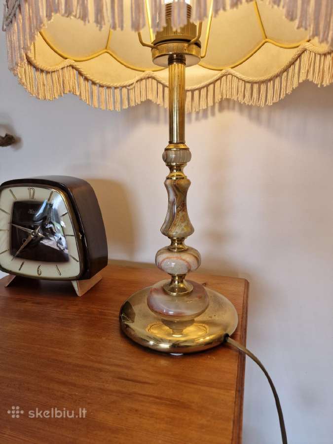 Vintažinis Mid Century toršero/stalo lempos kompl. - nuotraukos Nr. 11