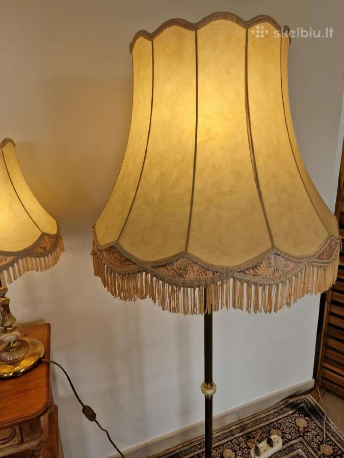 Vintažinis Mid Century toršero/stalo lempos kompl. - nuotraukos Nr. 14
