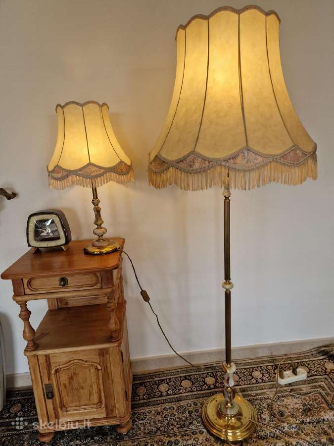 Vintažinis Mid Century toršero/stalo lempos kompl. - nuotraukos Nr. 15