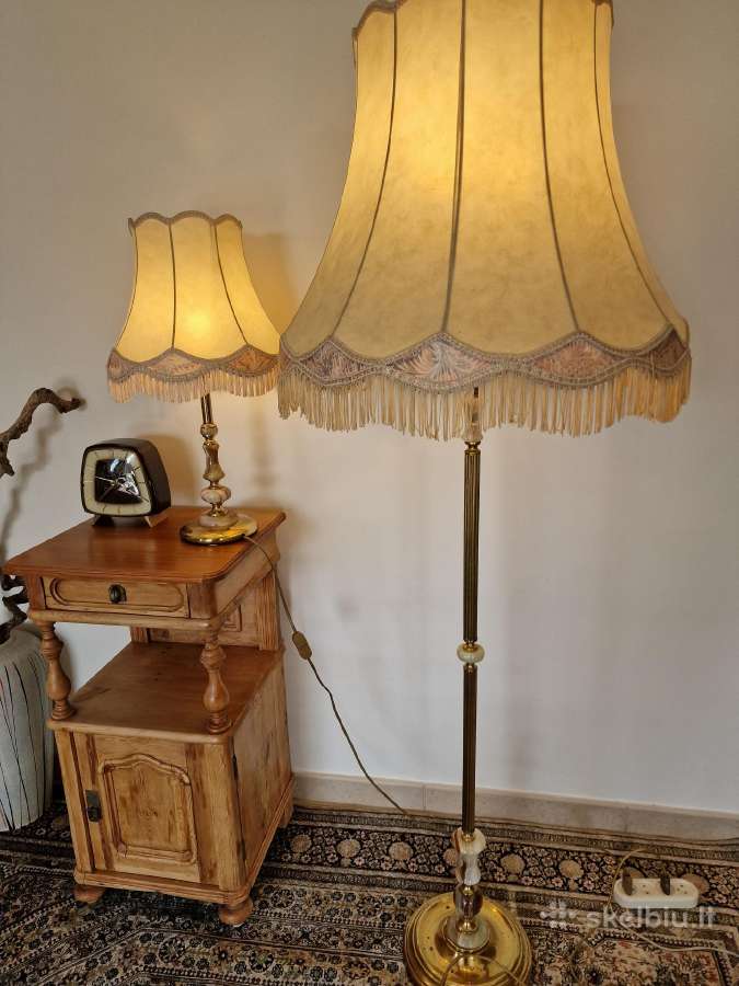 Vintažinis Mid Century toršero/stalo lempos kompl. - nuotraukos Nr. 19